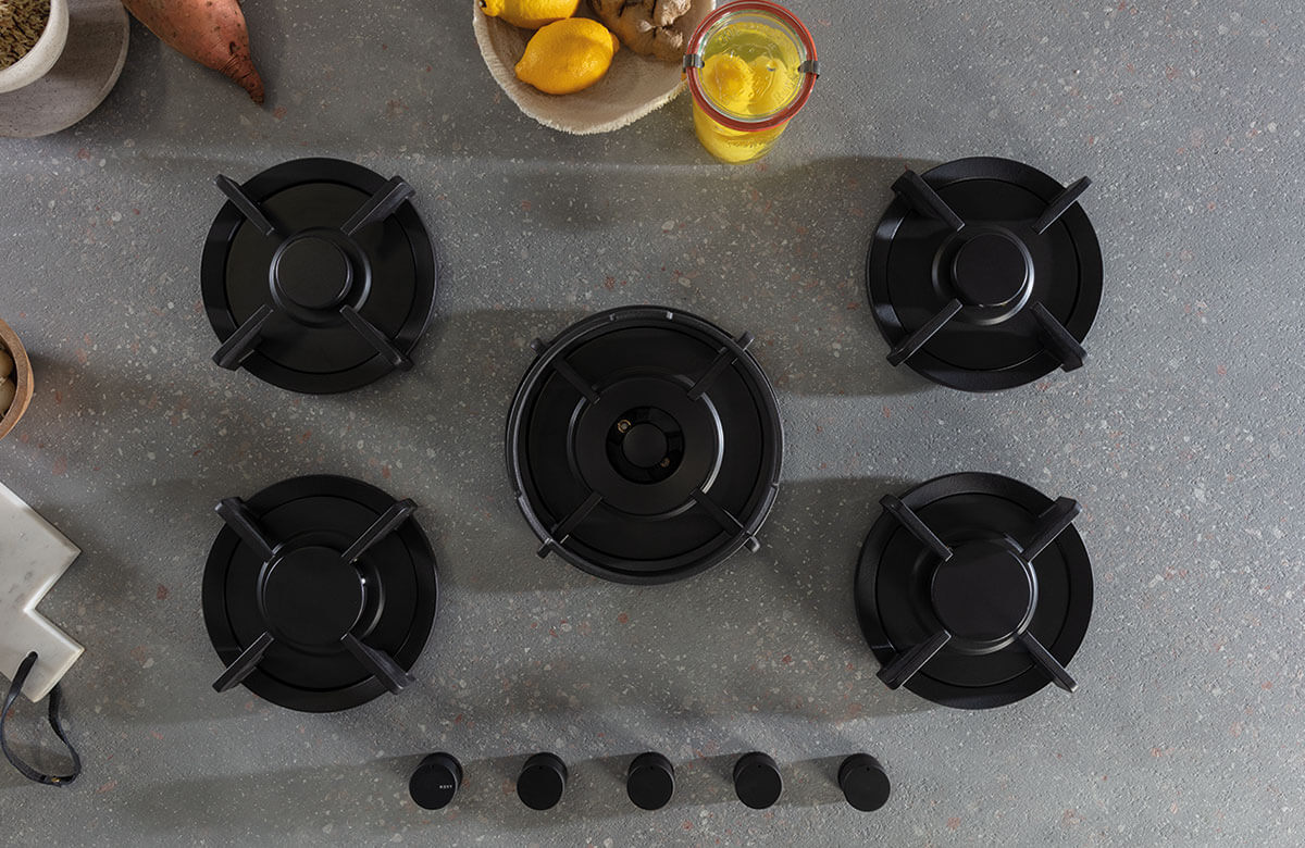 individual gas hob burners